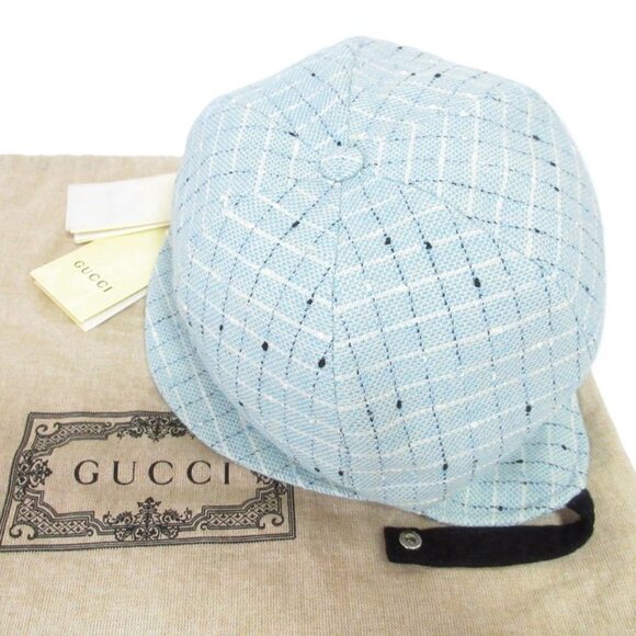 Gucci Double G Cap L 3 Hat2 L Size Light Blue 23AW main image 13